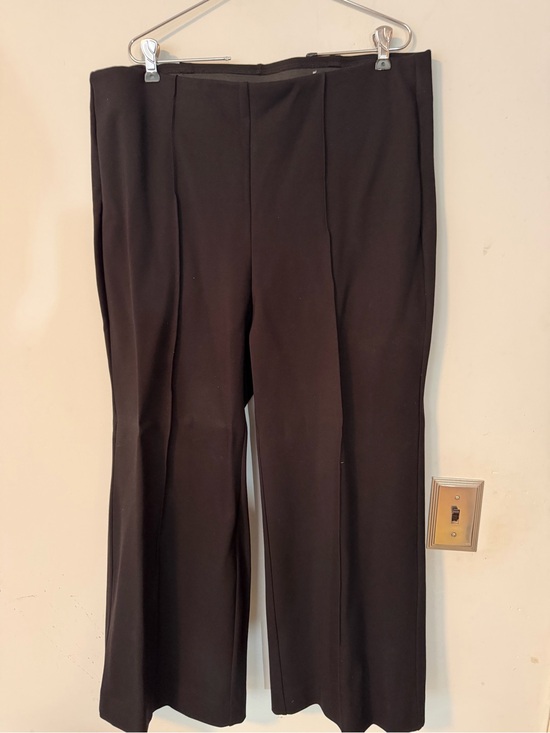 Chico's Pants - Chico’s So Slimming Pants Ponte Black Size 2.5 Pull-On Wide Leg Ankle NWOT